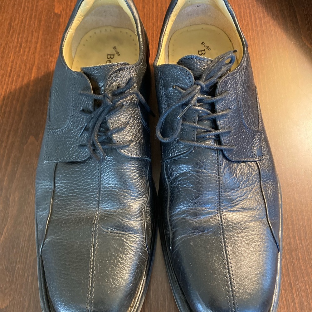 Studio Belvedere Men’s Shoes 10.5 Black Made In Brazil